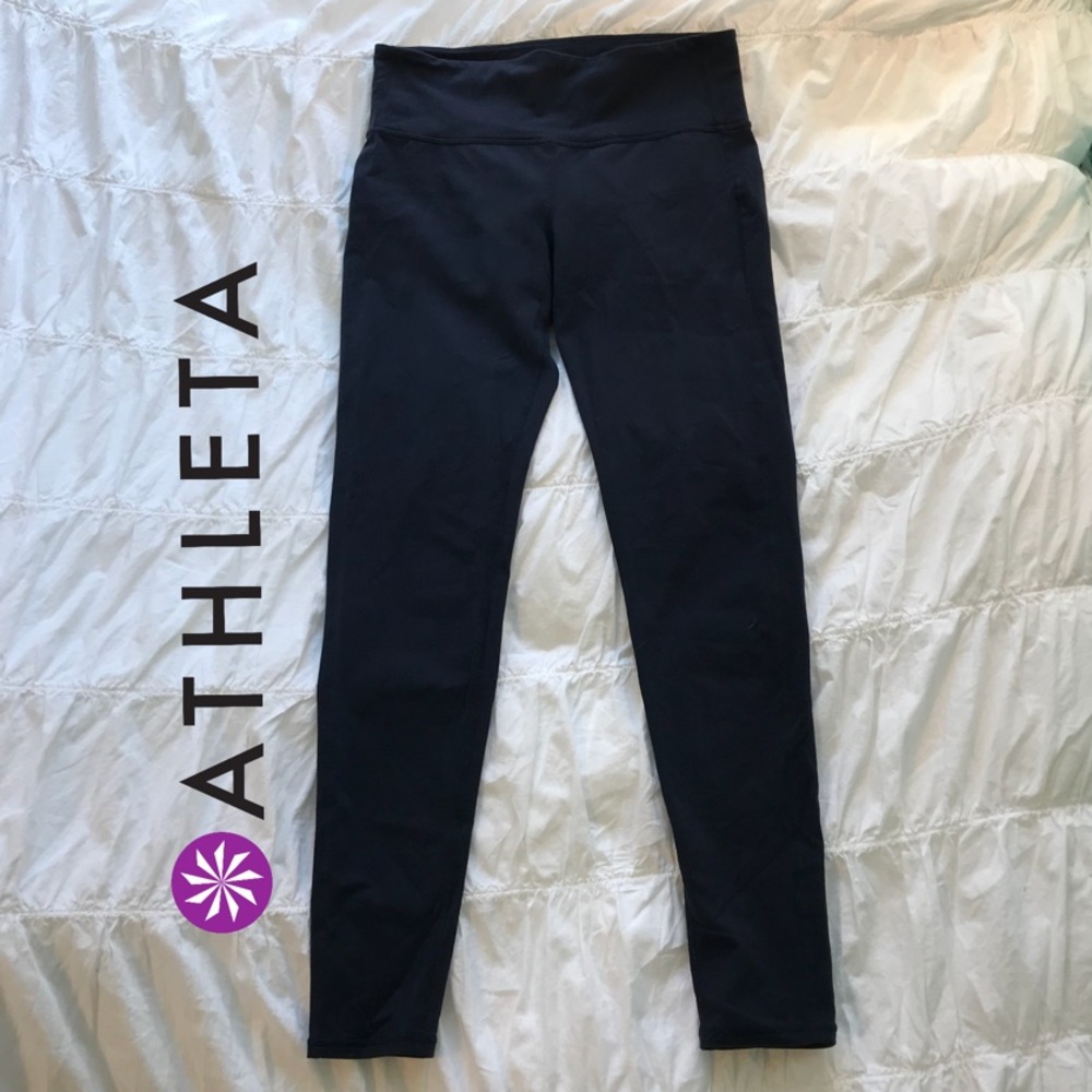 Athleta Elation 7/8 Tight/Legging Black High-Rise